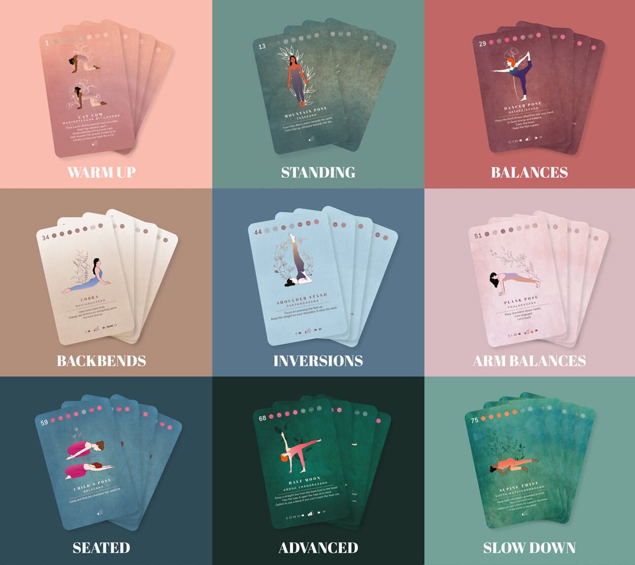 PlayPauseBe • Yoga Decks and Cards for Student and Teacher