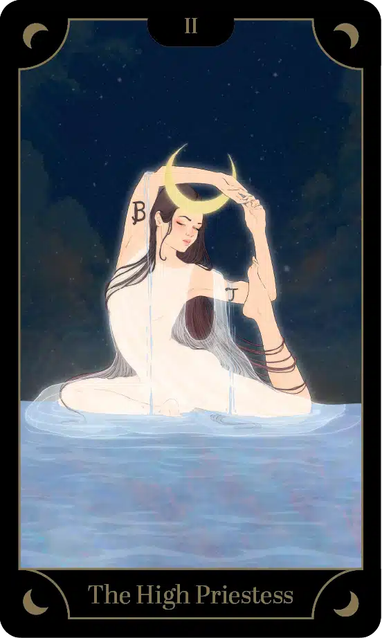 Enhance your intuitive wisdom with Mermaid Pose